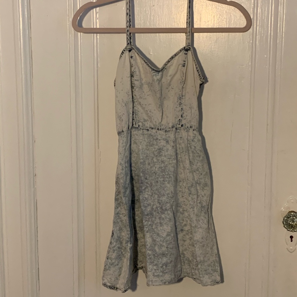 Denim colored Mini dress
